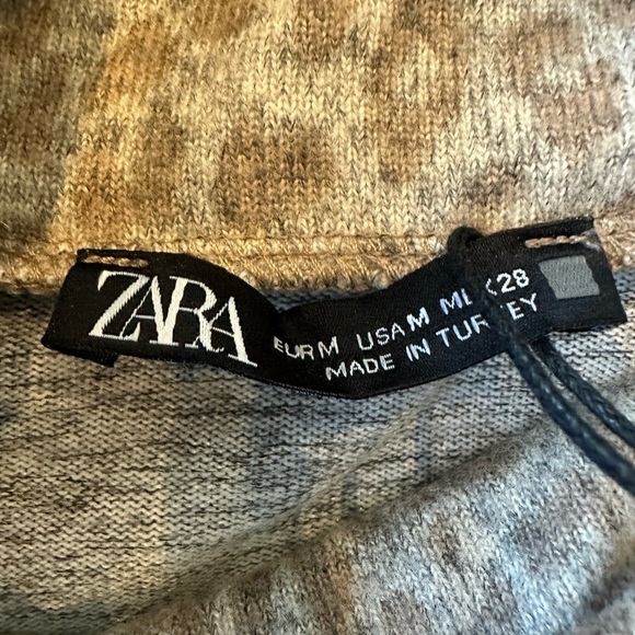 NWT Zara Leopard Print Soft Touch Turtleneck Sweater - Picture 10 of 11